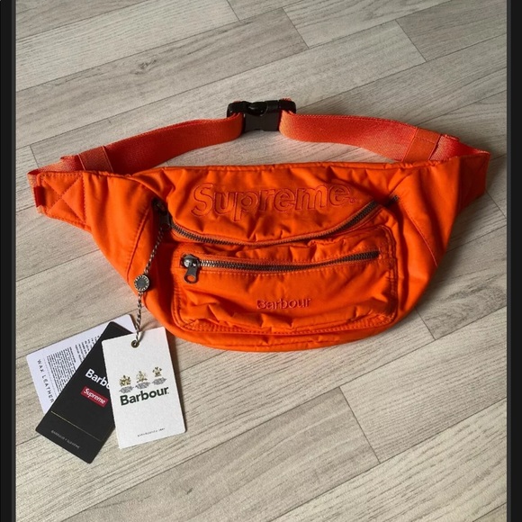 Supreme Handbags - NWT Supreme Barbour Belt Bag